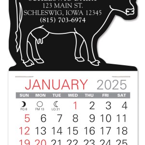 Cow Shape Value Stick Adhesive Calendar 1 Cow Shape Value Stick Adhesive Calendar 1