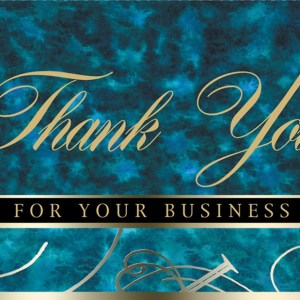 Blue Marble Thank You Everyday Note Card (3 1/2"x5") 1 Blue Marble Thank You Everyday Note Card (3 1/2"x5") 1