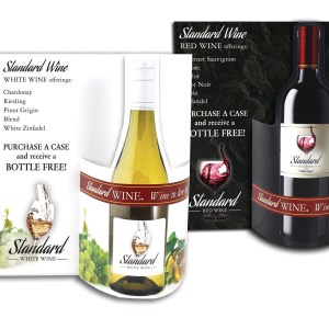 Wine Combo 3-D Wave Table Tent 1 Wine Combo 3-D Wave Table Tent 1