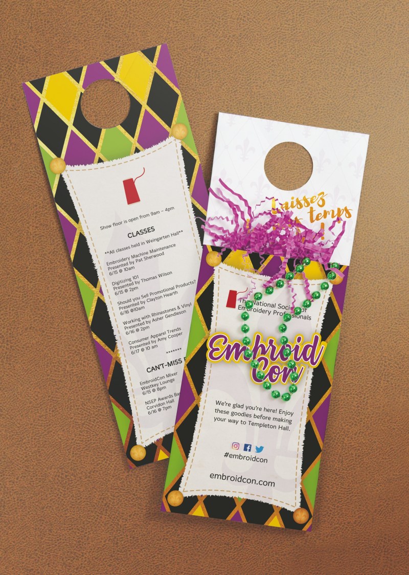 Door Hanger w/Pouch 1 Door Hanger w/Pouch 1