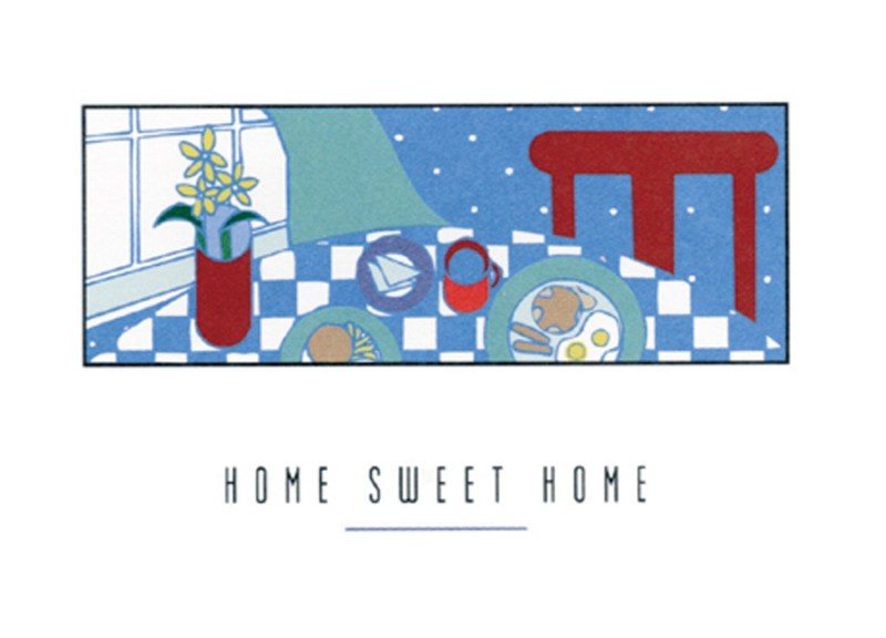 Home Sweet Home Everyday Blank Note Card (3 1/2"x5") 1 Home Sweet Home Everyday Blank Note Card (3 1/2"x5") 1