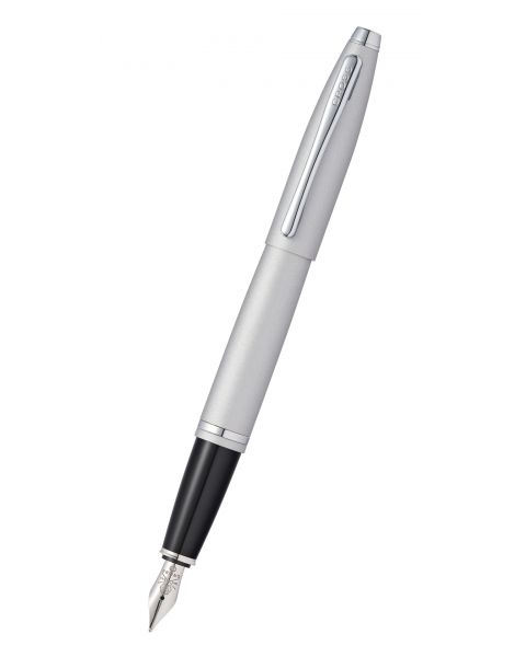 Calais™ Satin Chrome Medium Nib Fountain Pen 1 Calais™ Satin Chrome Medium Nib Fountain Pen 1