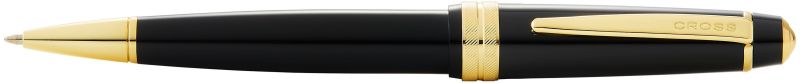 Bailey Light™ Polished Black Resin and Gold Tone Ballpoint Pen 1 Bailey Light™ Polished Black Resin and Gold Tone Ballpoint Pen 1