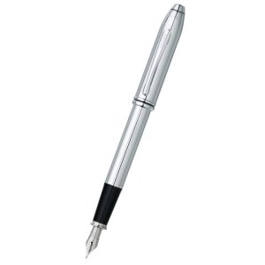 Townsend® Lustrous Chrome Fine Nib Fountain Pen 1 Townsend® Lustrous Chrome Fine Nib Fountain Pen 1
