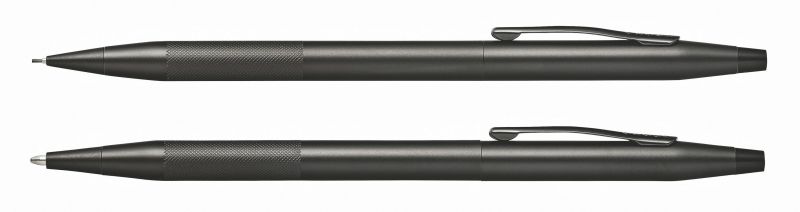 Classic Century® Black PVD Ballpoint Pen/0.7mm Pencil Set w/Micro-knurl Detail 1 Classic Century® Black PVD Ballpoint Pen/0.7mm Pencil Set w/Micro-knurl Detail 1