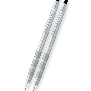 Classic Century® Satin Chrome Pen & Pencil Set 1 Classic Century® Satin Chrome Pen & Pencil Set 1