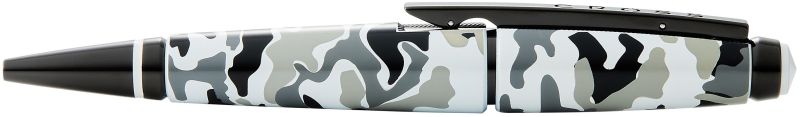 Edge Matte Black and White Camouflage Lacquer Gel Rollerball Pen 1 Edge Matte Black and White Camouflage Lacquer Gel Rollerball Pen 1