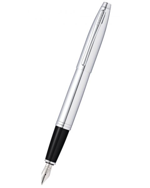 Calais™ Polished Chrome Medium Nib Fountain Pen 1 Calais™ Polished Chrome Medium Nib Fountain Pen 1