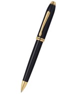 Townsend® Black Lacquer & 23KT Gold Ballpoint Pen 1 Townsend® Black Lacquer & 23KT Gold Ballpoint Pen 1