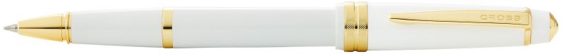 Bailey Light™ Polished White Resin and Gold Tone Rollerball Pen 1 Bailey Light™ Polished White Resin and Gold Tone Rollerball Pen 1