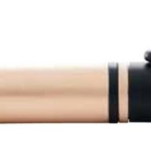 Calais Brushed Rose Gold and Black Lacquer Rollerball Pen 1 Calais Brushed Rose Gold and Black Lacquer Rollerball Pen 1
