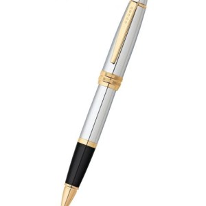Bailey™ Medalist® Chrome & 23KT Gold Rollerball Pen 1 Bailey™ Medalist® Chrome & 23KT Gold Rollerball Pen 1
