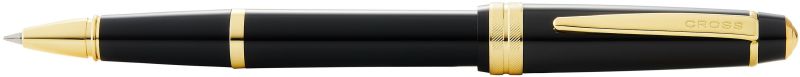 Bailey Light™ Polished Black Resin and Gold Tone Rollerball Pen 1 Bailey Light™ Polished Black Resin and Gold Tone Rollerball Pen 1