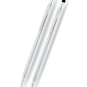 Classic Century® Lustrous Chrome Pen & Pencil Set 1 Classic Century® Lustrous Chrome Pen & Pencil Set 1