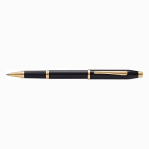 Century® II Black Lacquer & 23KT Gold Rollerball Pen 1 Century® II Black Lacquer & 23KT Gold Rollerball Pen 1