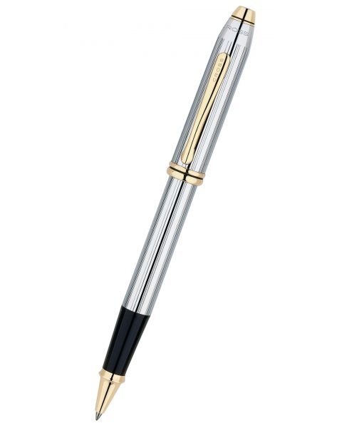 Townsend® Medalist® Chrome & 23KT Gold Rollerball Pen 1 Townsend® Medalist® Chrome & 23KT Gold Rollerball Pen 1