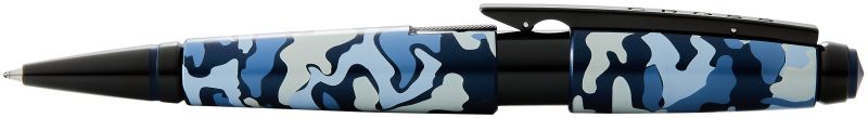 Edge Matte Blue Camouflage Lacquer Gel Rollerball Pen 1 Edge Matte Blue Camouflage Lacquer Gel Rollerball Pen 1