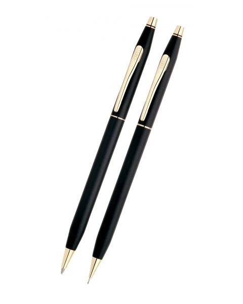 Classic Century® Classic Black & 23KT Gold Gel Ink Pen & Pencil Set 1 Classic Century® Classic Black & 23KT Gold Gel Ink Pen & Pencil Set 1