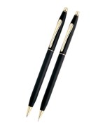 Classic Century® Classic Black & 23KT Gold Gel Ink Pen & Pencil Set 1 Classic Century® Classic Black & 23KT Gold Gel Ink Pen & Pencil Set 1