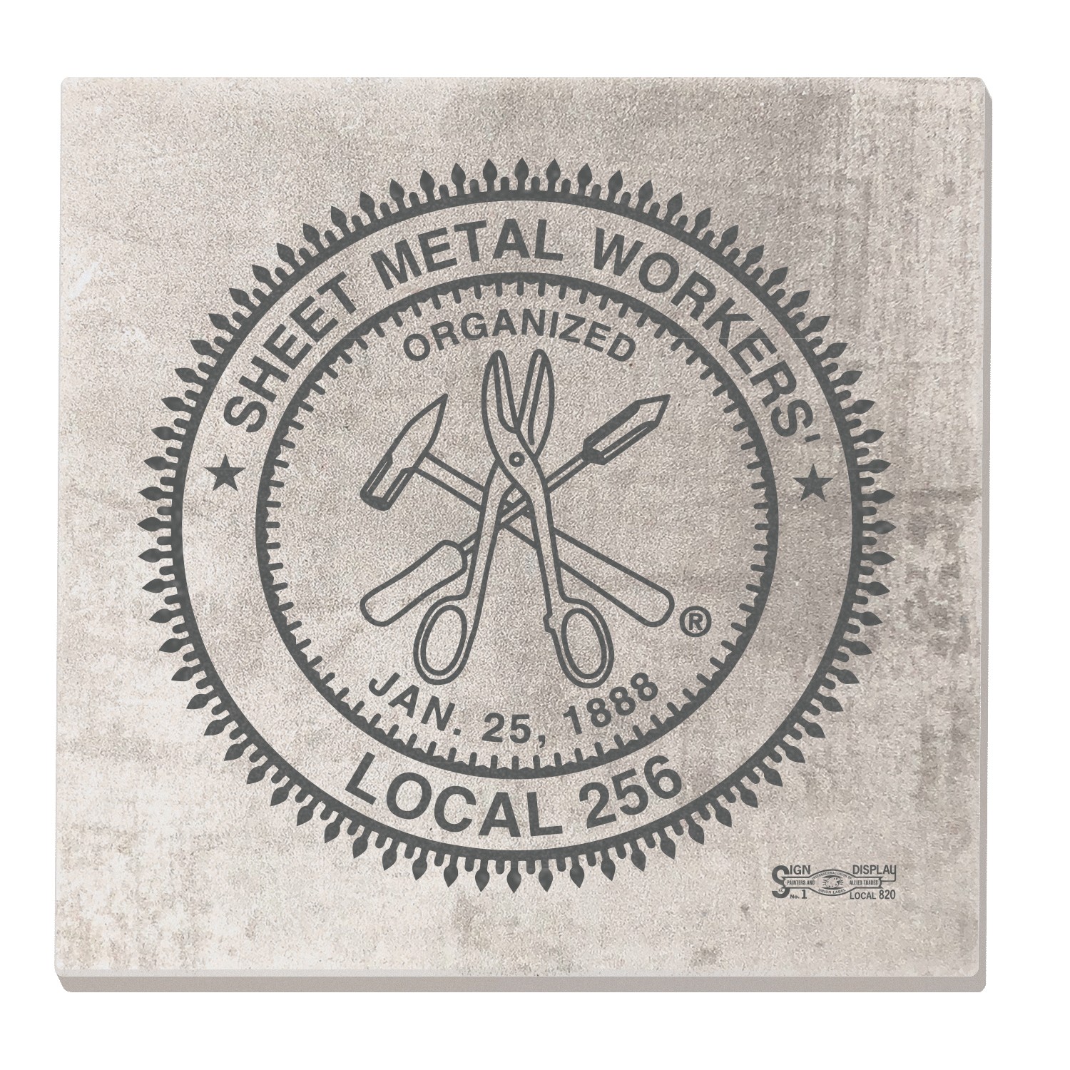 Absorbent Stone Coasters w/Upscale Digital Bkgnds 