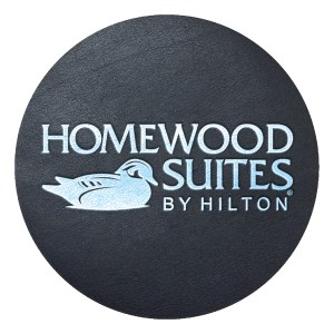 Black Leather Coaster Black Leather Coaster