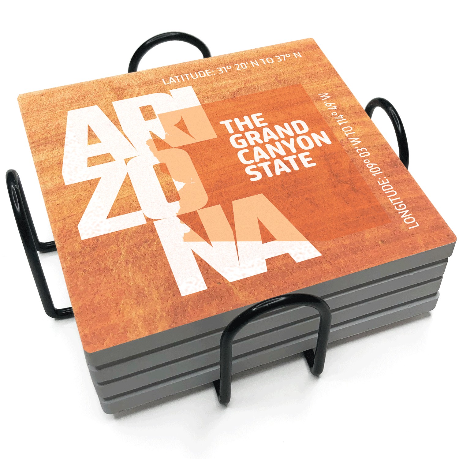 Absorbent Stone Coasters w/Upscale Digital Bkgnds 