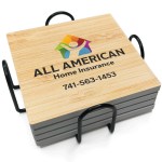 Absorbent Stone Coasters w/Upscale Digital Bkgnds Absorbent Stone Coasters w/Upscale Digital Bkgnds