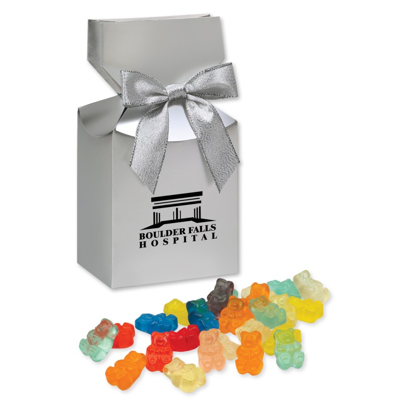 Gummi Bears in Silver Premium Delights Gift Box 1 Gummi Bears in Silver Premium Delights Gift Box 1