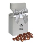 Silver in Premium Delights Gift Box w/Milk Chocolate Covered Almonds 1 Silver in Premium Delights Gift Box w/Milk Chocolate Covered Almonds 1
