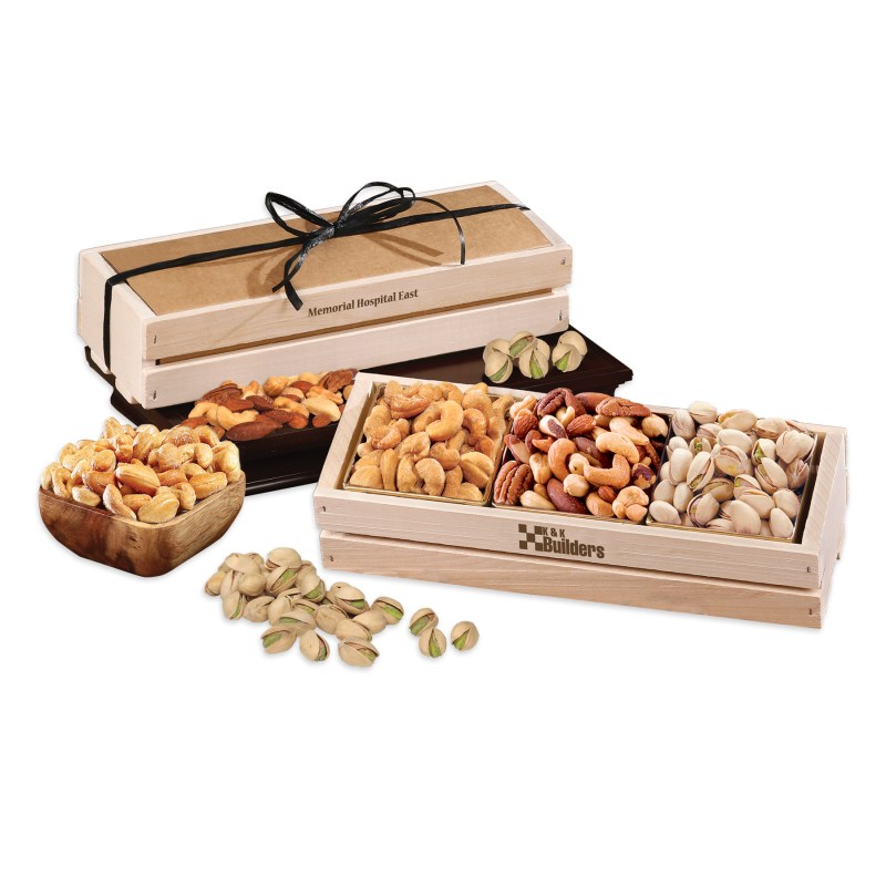 Wooden Crate w/Crunchy Favorites 1 Wooden Crate w/Crunchy Favorites 1