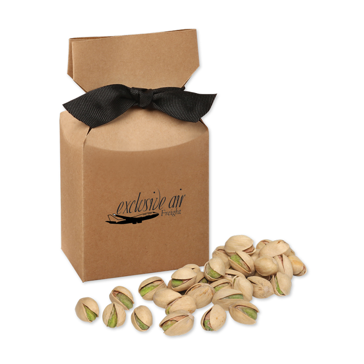 Kraft Gift Box w/California Pistachios 1 Kraft Gift Box w/California Pistachios 1