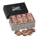 Black & Silver Gift Box w/English Butter Toffee 1 Black & Silver Gift Box w/English Butter Toffee 1