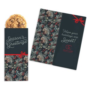 One Color Foil-Stamped Stock Pine Boughs & Berries Sweeter Cards with Oatmeal Raisin Cookies 1 One Color Foil-Stamped Stock Pine Boughs & Berries Sweeter Cards with Oatmeal Raisin Cookies 1