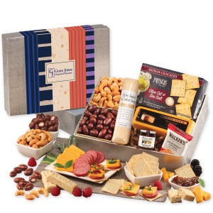 Snacking Smorgasbord with Stripes & Splatter Sleeve 1 Snacking Smorgasbord with Stripes & Splatter Sleeve 1