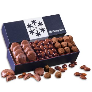 Navy Gift of Distinction with Snowflake Sleeve 1 Navy Gift of Distinction with Snowflake Sleeve 1