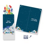 One Color Foil-Stamped Stock Holiday Sentiment Sweeter Cards with Albanese® Gummi Bears 2 One Color Foil-Stamped Stock Holiday Sentiment Sweeter Cards with Albanese® Gummi Bears 2