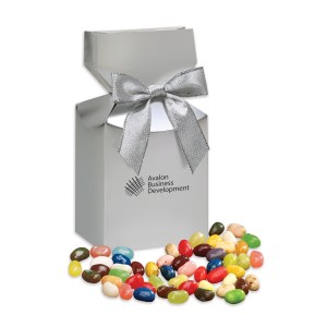 Silver Premium Delights Gift Box w/Jelly Belly® Jelly Beans 1 Silver Premium Delights Gift Box w/Jelly Belly® Jelly Beans 1