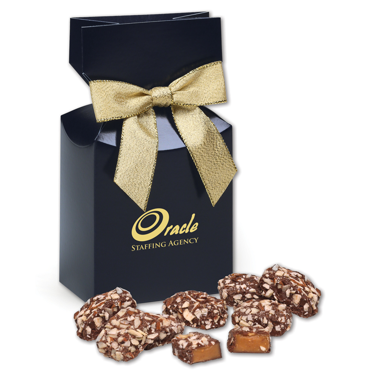 Navy Gift Box w/English Butter Toffee 1