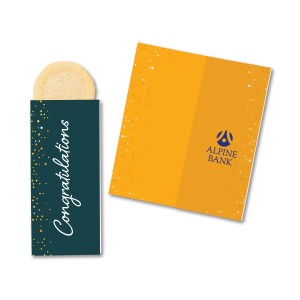 One Color Foil-Stamped Stock Congratulations Sweeter Cards with Sugar Cookies 1 One Color Foil-Stamped Stock Congratulations Sweeter Cards with Sugar Cookies 1