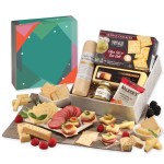 Shelf Stable Snack Lover's Gift Box with Green Geometric Sleeve 2 Shelf Stable Snack Lover's Gift Box with Green Geometric Sleeve 2