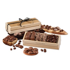 Wooden Crate w/Chocolate Favorites 1 Wooden Crate w/Chocolate Favorites 1