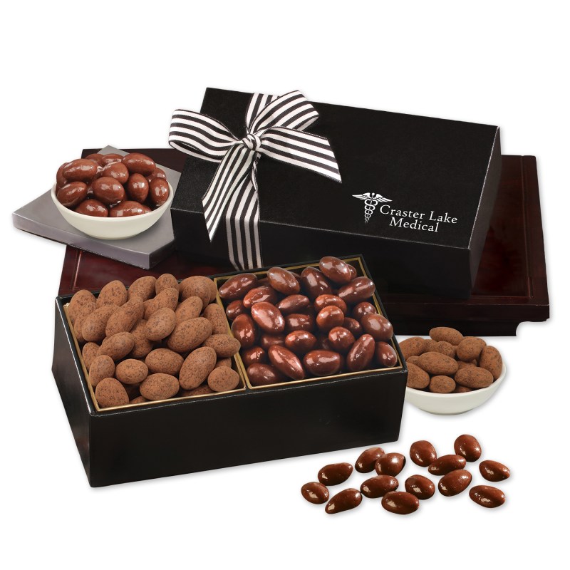 Chocolate Splendor with Milk Chocolate and Cocoa Dusted Almonds 1 Chocolate Splendor with Milk Chocolate and Cocoa Dusted Almonds 1