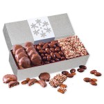 Silver Trio of Sweets with Snowflake Wrap 2 Silver Trio of Sweets with Snowflake Wrap 2
