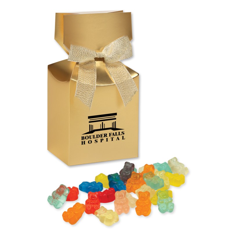 Gummi Bears in Gold Premium Delights Gift Box 1 Gummi Bears in Gold Premium Delights Gift Box 1