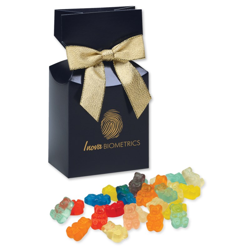 Gummi Bears in Navy Blue Premium Delights Gift Box 1 Gummi Bears in Navy Blue Premium Delights Gift Box 1