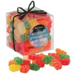 Stylish Acetate Cube with Albanese® Sour Gummi Bears 1 Stylish Acetate Cube with Albanese® Sour Gummi Bears 1
