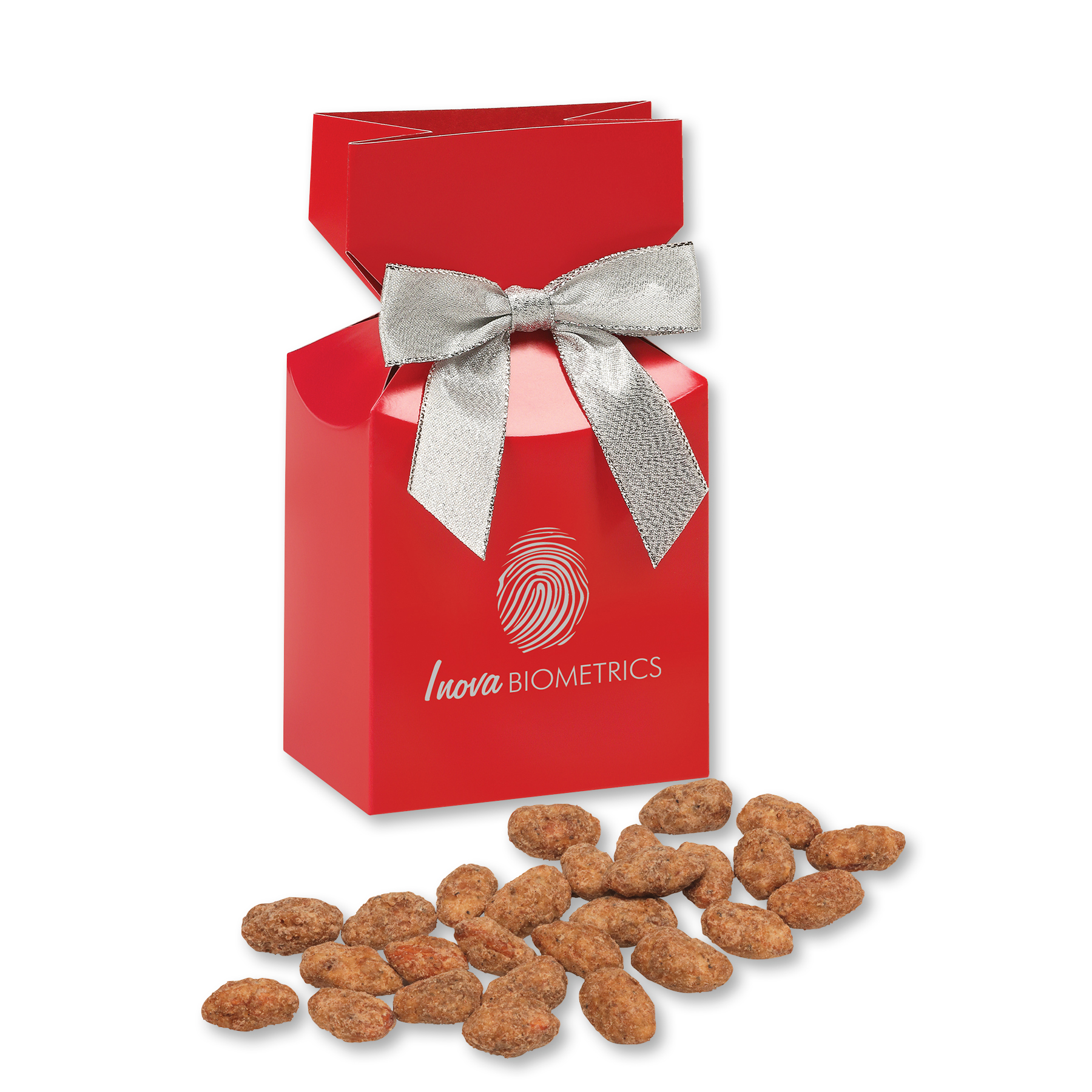 Maple Bourbon Toffee Almonds in Red Premium Delights Gift Box 1 Maple Bourbon Toffee Almonds in Red Premium Delights Gift Box 1