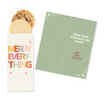 One Color Foil-Stamped Stock Holiday Sentiment Sweeter Cards with Homestyle Cookie Duo 1 One Color Foil-Stamped Stock Holiday Sentiment Sweeter Cards with Homestyle Cookie Duo 1