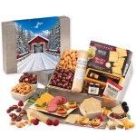 Snacking Smorgasbord with Snow-covered Bridge Sleeve 2 Snacking Smorgasbord with Snow-covered Bridge Sleeve 2
