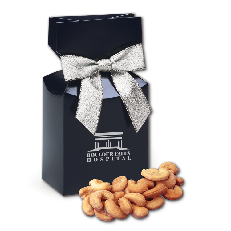 Navy Gift Box w/Extra Fancy Cashews 1 Navy Gift Box w/Extra Fancy Cashews 1